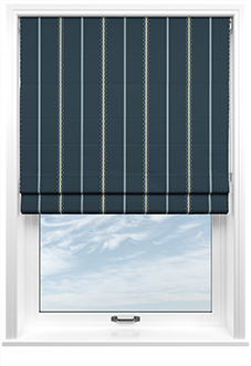 The British Stripe Co. Alfred, Polzeath No.1 - Roman Blind